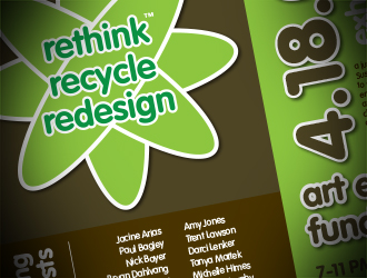 Rethink Recycle Redesign Poster