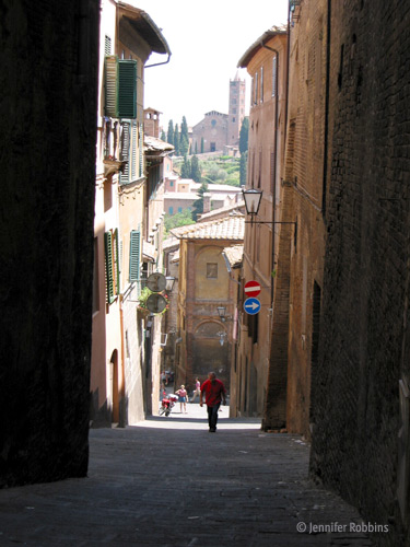 view of the alley